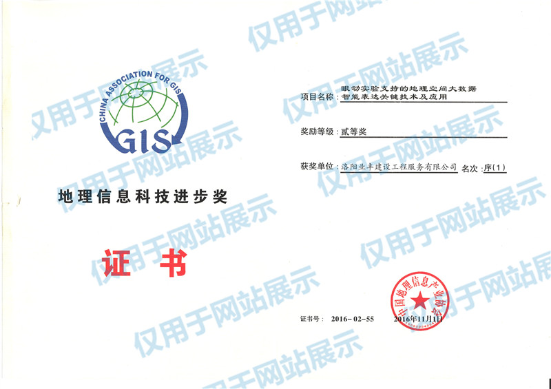 地理信息進步獎